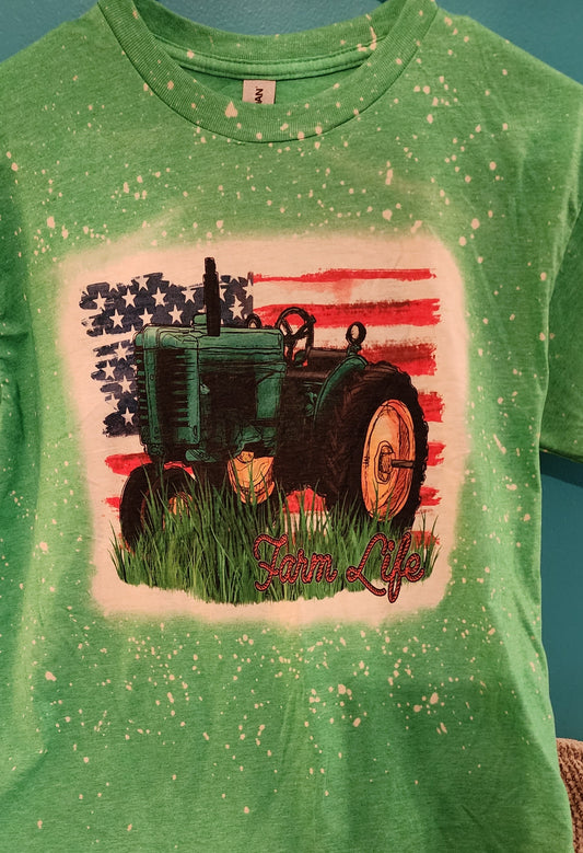 Youth Bleached Tractor T-shirt
