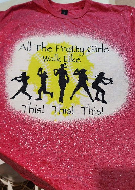 All the Pretty Girls Softball T-Shirt
