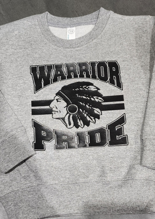 Youth Warrior Pride Crew Neck Sweatshirt