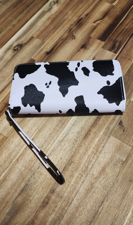 Cow Print Wallet